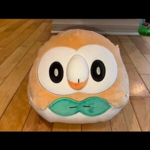 Pokemon Squishmallows Rowlet Owl 10" Plush Stuffed Animal Toy